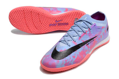 Nike Air Zoom Mercurial Vapor 15 Elite IC Low-Tops Football Shoes - Blue/Purple/Red