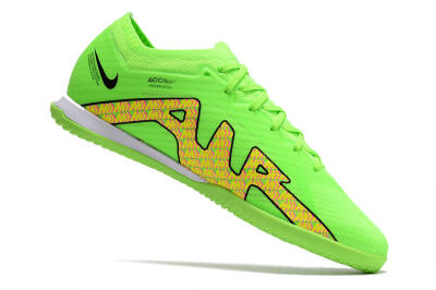 Nike Air Zoom Mercurial Vapor 15 Elite IC Low-Tops Football Shoes - Green/Yellow/Pink