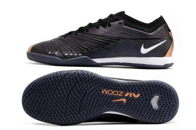 Nike Air Zoom Mercurial Vapor 15 Elite IC Low-Tops Football Shoes - Black/White