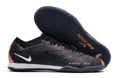 Nike Air Zoom Mercurial Vapor 15 Elite IC Low-Tops Football Shoes - Black/White
