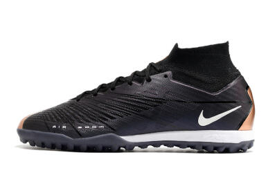 Nike Air Zoom Mercurial Superfly 9 Elite TF High-Tops Football Shoes - Black/White