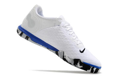Nike Reactgato IC Low-Tops Football Shoes - White/Black/Blue