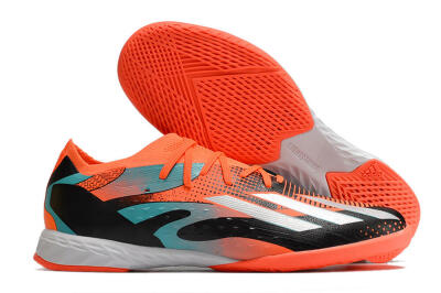 Adidas X Speedportal.1 IC Low-Tops Football Shoes - Orange/Silver/Black/Blue