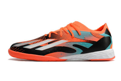 Adidas X Speedportal.1 IC Low-Tops Football Shoes - Orange/Silver/Black/Blue