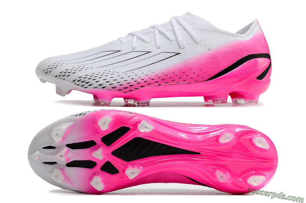 Adidas X Speedportal.1 FG Low-Tops Football Boots - White/Pink/Black 0