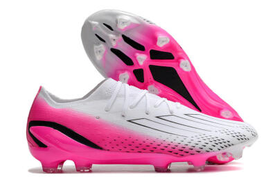Adidas X Speedportal.1 FG Low-Tops Football Boots - White/Pink/Black