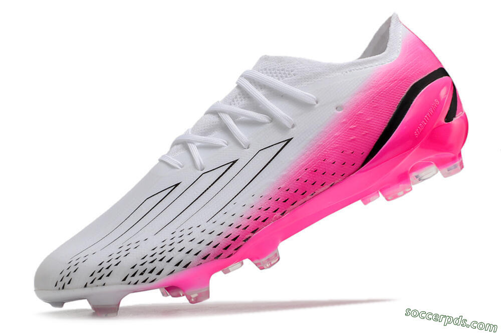 Adidas X Speedportal.1 FG Low-Tops Football Boots - White/Pink/Black 5