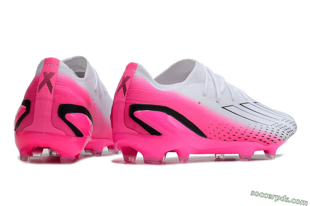 Adidas X Speedportal.1 FG Low-Tops Football Boots - White/Pink/Black 6