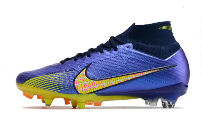 Nike Air Zoom Mercurial Superfly 9 Elite SG High-Tops Football Boots - Blue/Yellow/Pink