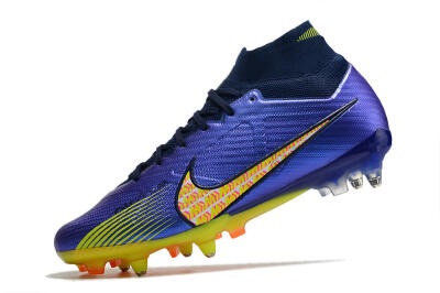 Nike Air Zoom Mercurial Superfly 9 Elite SG High-Tops Football Boots - Blue/Yellow/Pink