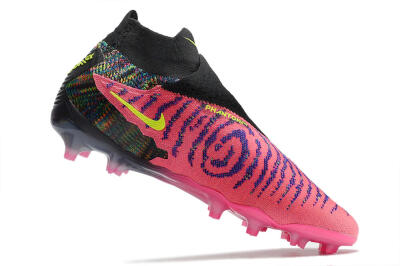 Nike Phantom GX Elite DF FG High-Tops Football Boots - Pink/Rainbow