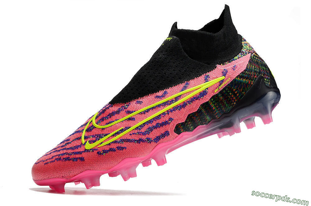 Nike Phantom GX Elite DF FG High-Tops Football Boots - Pink/Rainbow 5