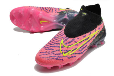 Nike Phantom GX Elite DF FG High-Tops Football Boots - Pink/Rainbow