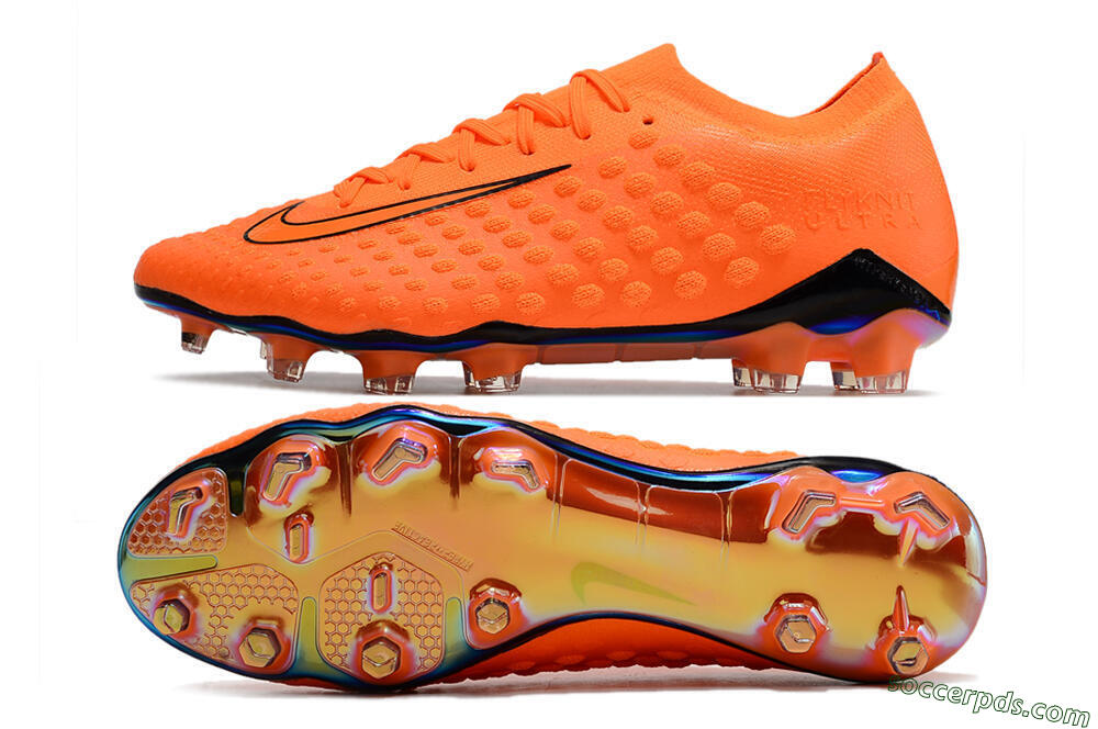 Nike Phantom Ultra Venom FG Low-Tops Football Boots - Orange/Black 0
