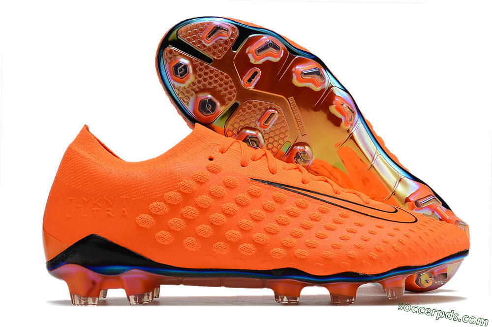 Nike Phantom Ultra Venom FG Low-Tops Football Boots - Orange/Black 1