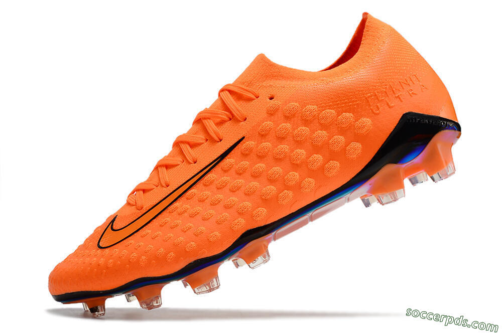 Nike Phantom Ultra Venom FG Low-Tops Football Boots - Orange/Black 5