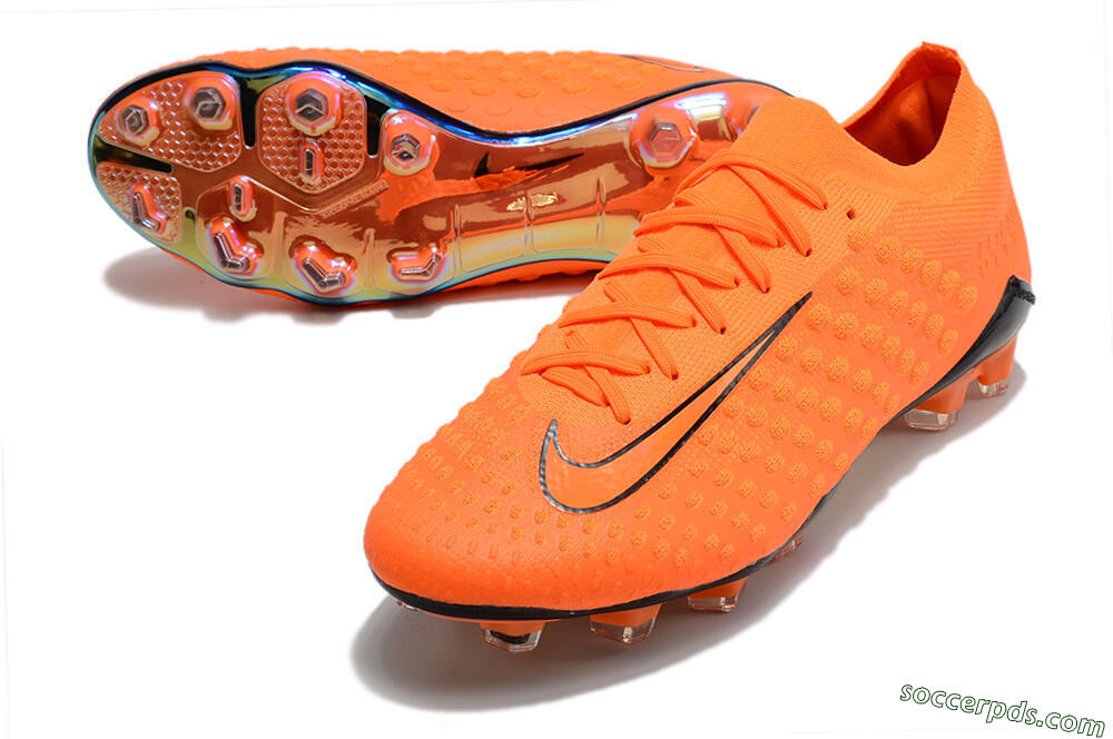 Nike Phantom Ultra Venom FG Low-Tops Football Boots - Orange/Black 3