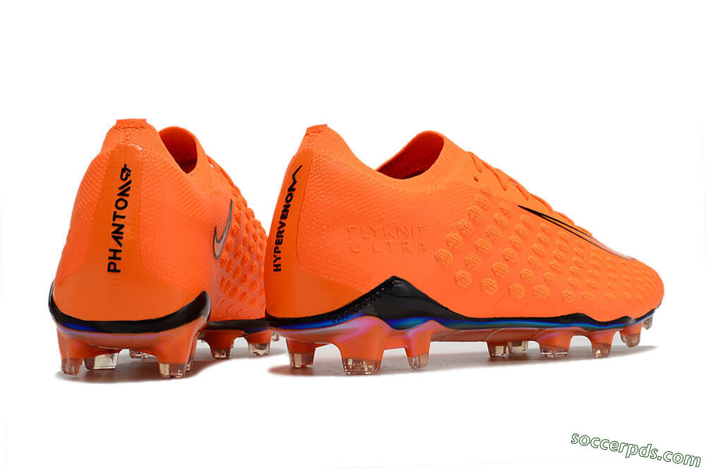 Nike Phantom Ultra Venom FG Low-Tops Football Boots - Orange/Black 6