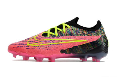 Nike Phantom GX Elite FG Low-Tops Football Boots - Pink/Rainbow