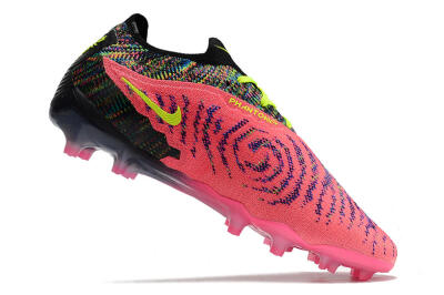 Nike Phantom GX Elite FG Low-Tops Football Boots - Pink/Rainbow