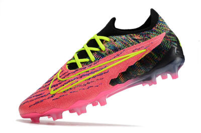 Nike Phantom GX Elite FG Low-Tops Football Boots - Pink/Rainbow