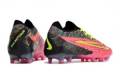 Nike Phantom GX Elite FG Low-Tops Football Boots - Pink/Rainbow