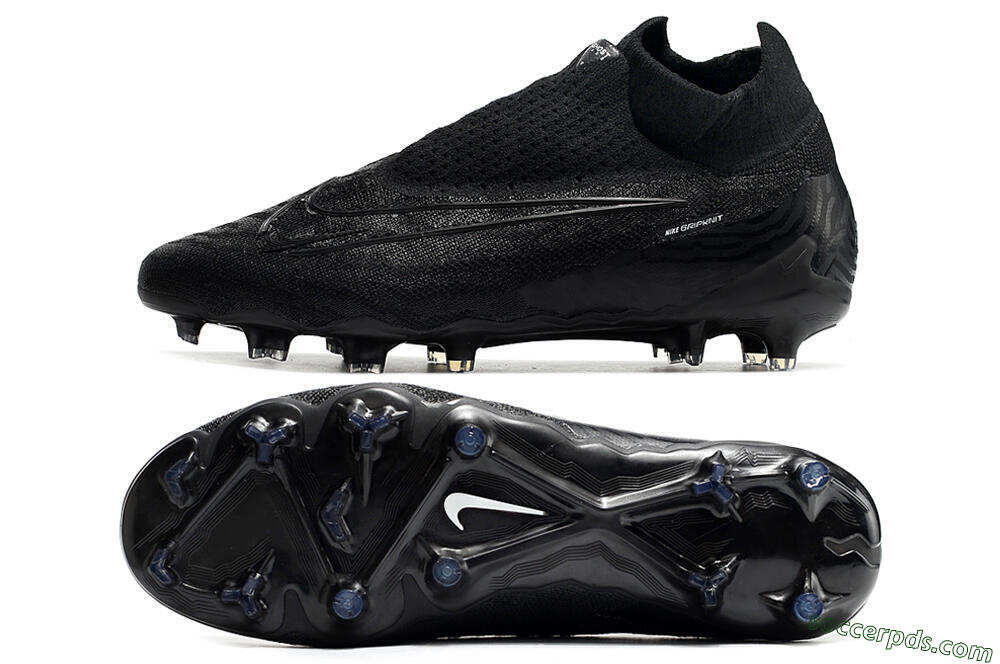 Nike Phantom GX Elite DF FG High-Tops Football Boots - Black/Black 0