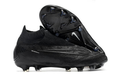 Nike Phantom GX Elite DF FG High-Tops Football Boots - Black/Black