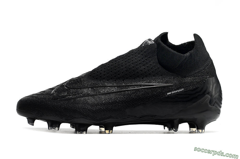 Nike Phantom GX Elite DF FG High-Tops Football Boots - Black/Black 2