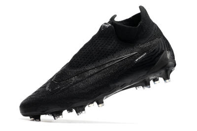 Nike Phantom GX Elite DF FG High-Tops Football Boots - Black/Black