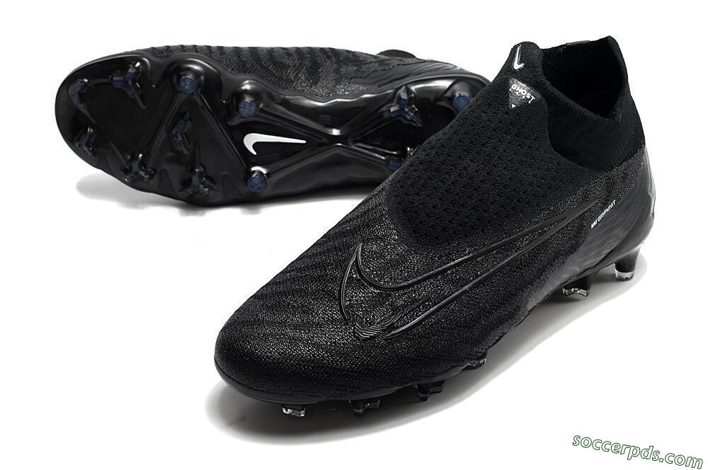 Nike Phantom GX Elite DF FG High-Tops Football Boots - Black/Black 3