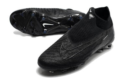 Nike Phantom GX Elite DF FG High-Tops Football Boots - Black/Black