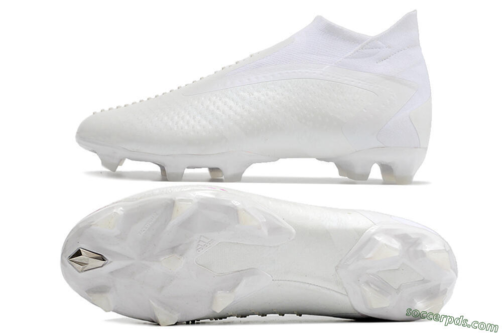 Adidas Predator Accuracy+ FG High-Tops Football Boots - White/White 0