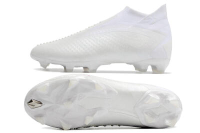 Adidas Predator Accuracy+ FG High-Tops Football Boots - White/White