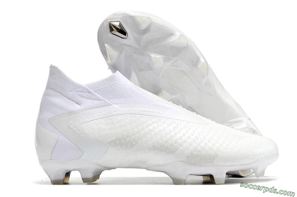 Adidas Predator Accuracy+ FG High-Tops Football Boots - White/White 1