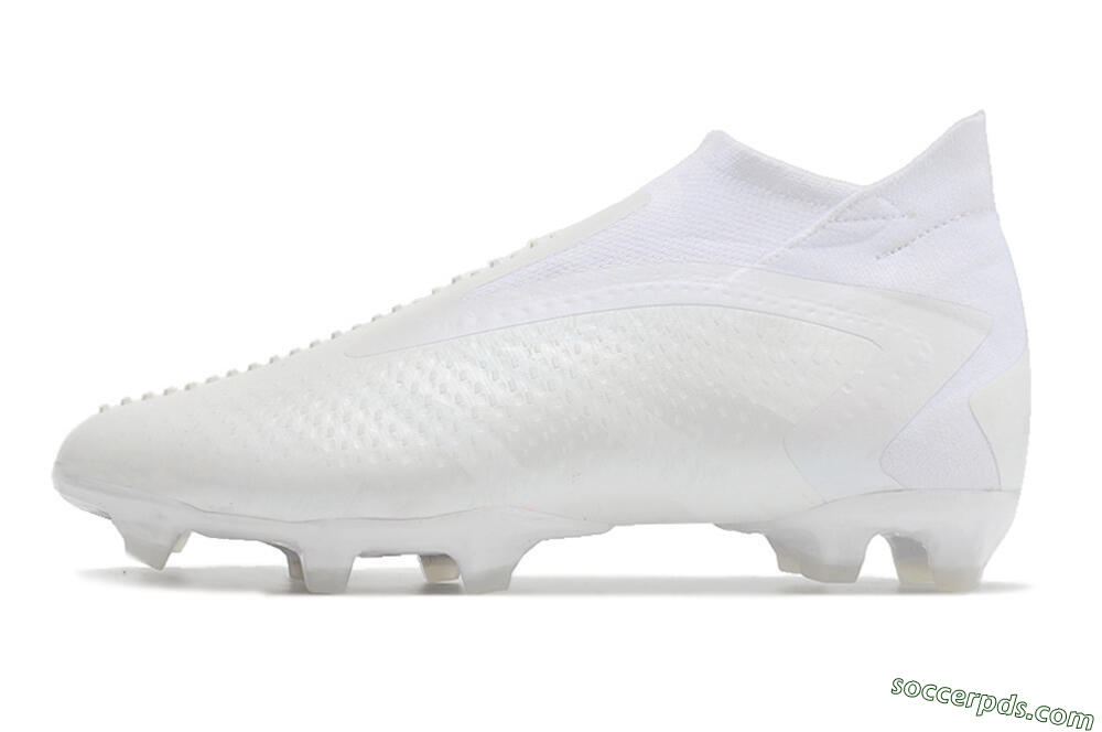Adidas Predator Accuracy+ FG High-Tops Football Boots - White/White 2