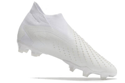 Adidas Predator Accuracy+ FG High-Tops Football Boots - White/White