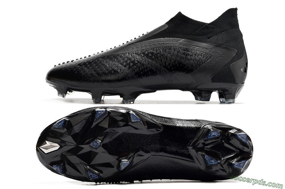 Adidas Predator Accuracy+ FG High-Tops Football Boots - Black/Grey 0