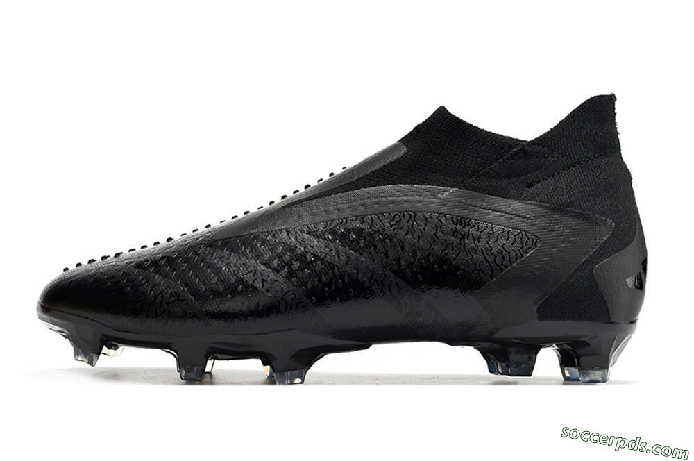 Adidas Predator Accuracy+ FG High-Tops Football Boots - Black/Grey 2