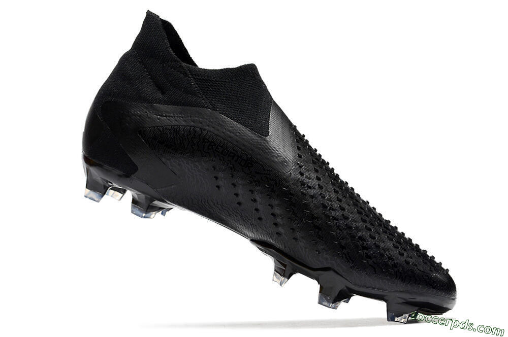 Adidas Predator Accuracy+ FG High-Tops Football Boots - Black/Grey 4