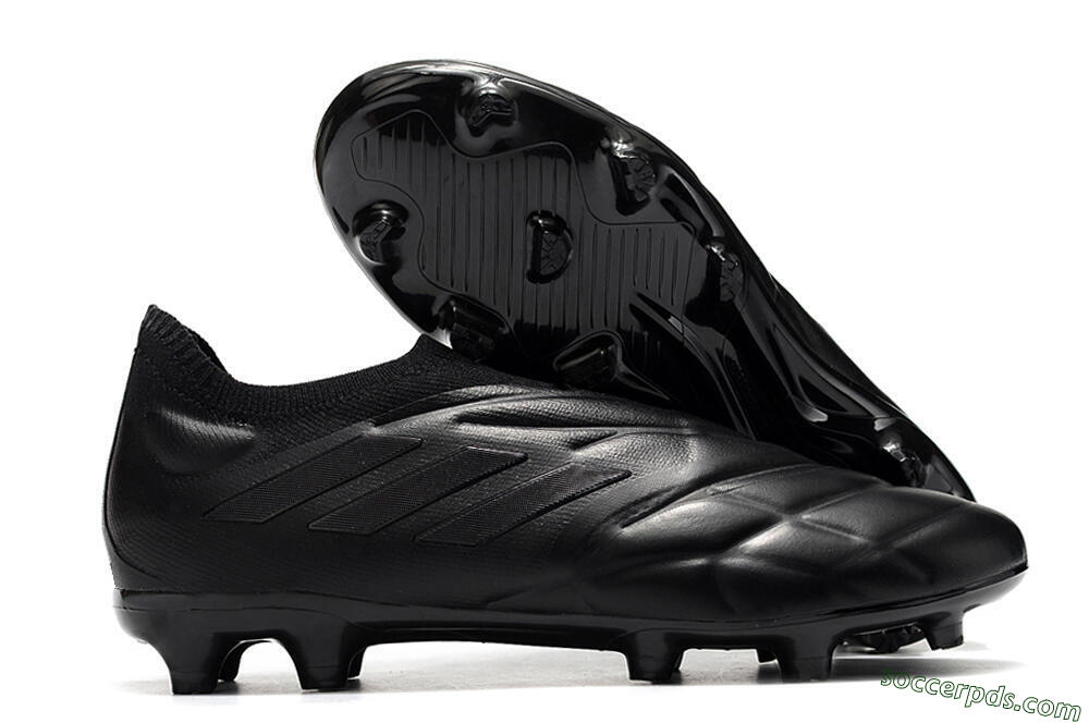 Adidas Copa Pure+ FG Low-Tops Football Boots - Black/Black 1