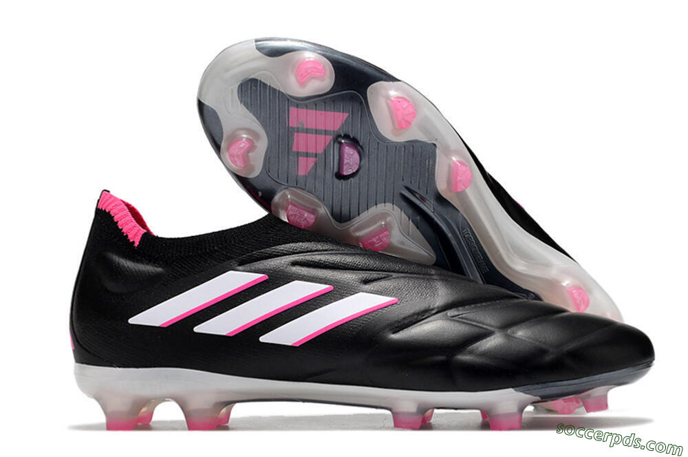 Adidas Copa Pure+ FG Low-Tops Football Boots - Black/White/Pink 1
