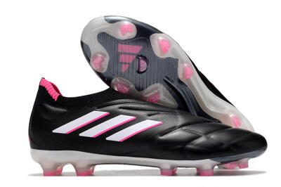 Adidas Copa Pure+ FG Low-Tops Football Boots - Black/White/Pink