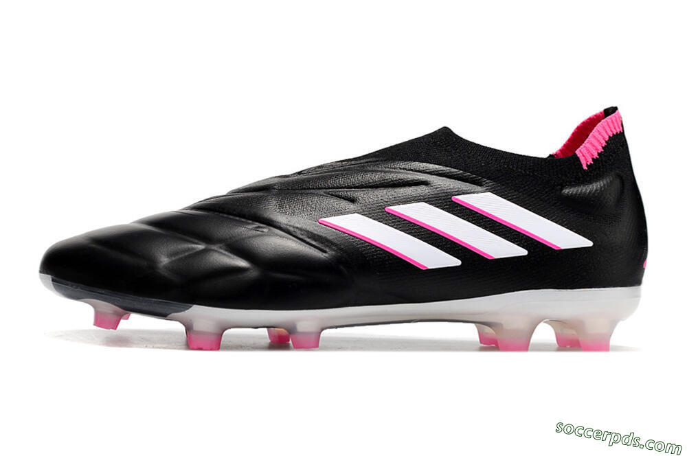 Adidas Copa Pure+ FG Low-Tops Football Boots - Black/White/Pink 2