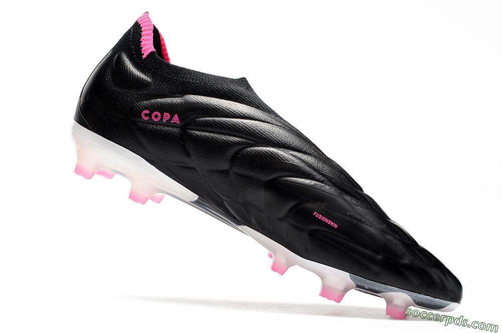 Adidas Copa Pure+ FG Low-Tops Football Boots - Black/White/Pink 4