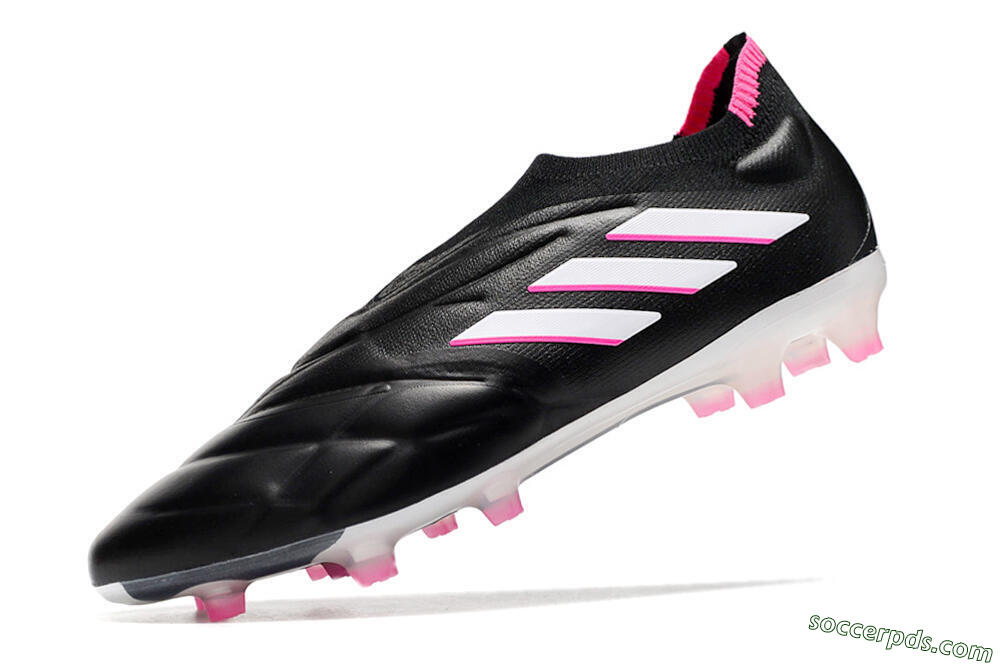 Adidas Copa Pure+ FG Low-Tops Football Boots - Black/White/Pink 5