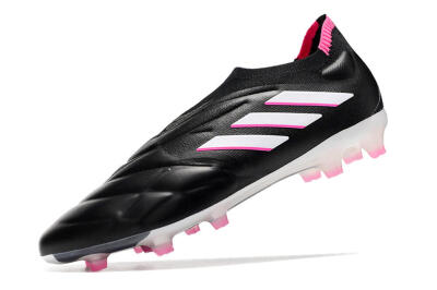 Adidas Copa Pure+ FG Low-Tops Football Boots - Black/White/Pink