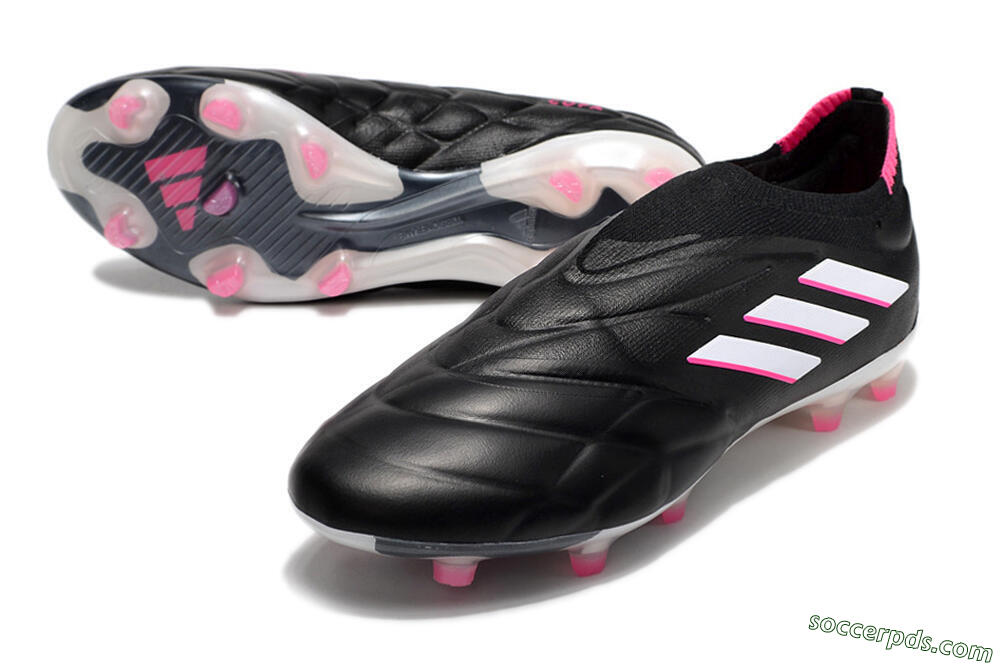 Adidas Copa Pure+ FG Low-Tops Football Boots - Black/White/Pink 3