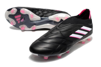 Adidas Copa Pure+ FG Low-Tops Football Boots - Black/White/Pink