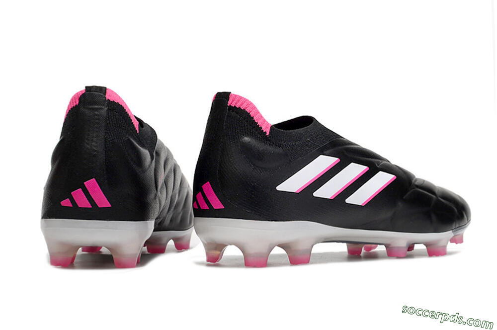 Adidas Copa Pure+ FG Low-Tops Football Boots - Black/White/Pink 6